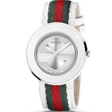 Gucci U Play Silver-tone Dial Ladies Watch YA129411