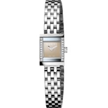 Gucci Watch, Womens Swiss G-Frame Diamond 110 c.t. wt. Stainless Steel