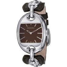 Gucci Women's Marina Swiss Made Quartz Leather Strap Watch