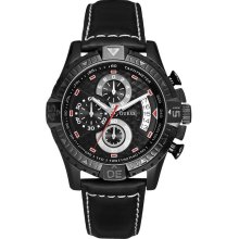 Guess Black Stainless Steel Men's Watch U15067G2