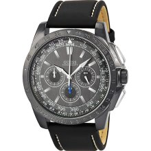 Guess Chronograph Black Silicone Strap Mens Watch SU14501G2