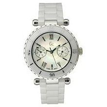 GUESS GC DIVER CHIC White Ceramic Timepiece