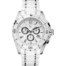 Guess Gc Sport Class Xxl Ceramic Chronograph Mens Watch G76001g1