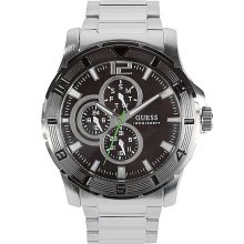 Guess Multi Dial Watch In Silver