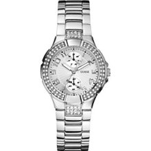 Guess U12003l1 Prism Crystal Watch Stainless Steel