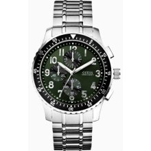 Guess U13604G2 Geared for Adventure Green Dial Men's Watch