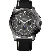 Guess U14501G2 Euro-Cool Grey Dial Silicone Strap Chrono Men's Watch