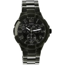 Guess Waterpro Black IP Mens Watch U11511G1