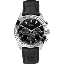 Guess WaterPro Chronograph Leather Mens Watch U11507G1