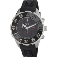 GV2 by Gevril Parachute Chronograph Rubber Date Mens Watch 3004R