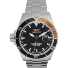 Haemmer Navy Diver Automatic Watch - Stainless Steel Bracelet