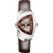 Hamilton H24515551 Watch Ventura Mens - Silver Skeleton Dial