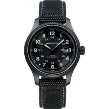 Hamilton H70575733 Watch Khaki Field Mens - Black Dial