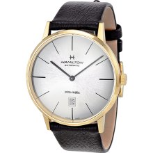 Hamilton Intra-Matic Automatic Yellow Gold PVD Mens Watch H38735751