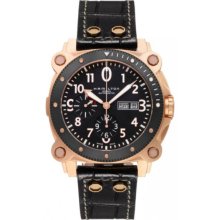 Hamilton Khaki Belowzero Black Dial Chronograph Mens Watch H78646733