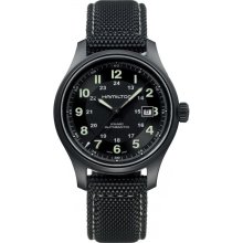 Hamilton Men's HML Automatic Khaki Field Watch (Hamilton Men's HML Khaki Field Black Dial Watch)