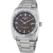 Hector H France Men's 'Fashion' Brown Dial Watch