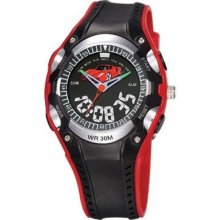 HighQuality PASNEW Water-proof Dual Time Boys Men Sport Watch--Random