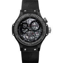 Hublot Bigger Bang All Black Carat Tourbillon Watch 308.CI.134.RX.190