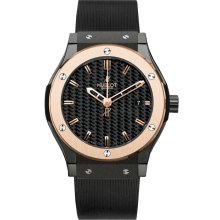 Hublot Men's Classic Fusion 45mm Black Dial Watch 511.CP.1780.RX