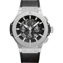 Hublot Watch Big Bang Aero Bang Steel 44 Mm Authentic With Box & Papers