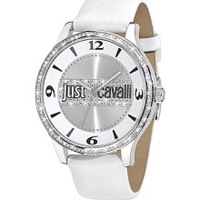 Huge Time Just Cavalli Jc 3H 46Mm White