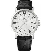 Hugo Boss 1512363 Men's Watch Black Leather