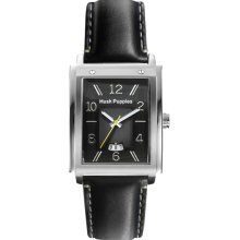 Hush Puppies Black Leather Mens Watch 3600M2502