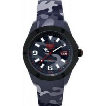 Ice-watch Ia.bk.xl.r Ice-army Black Camouflage Watch Rrp Â£165