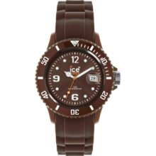 Ice-Watch Watch, Mens Ice-Chocolate Brown Silicone Strap 48mm 102080