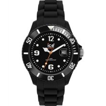 Ice-Watch Watch, Mens Sili Forever Black Silicone Strap 48mm 101961