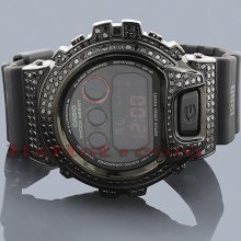 Iced Out G-shock Watch Black Diamond Simulation Dw6900