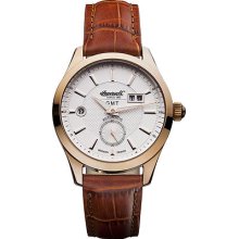 Ingersoll Gents Automatic White Dial Brown Leather Strap In8703rwh