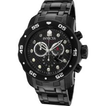 Invicta 0693 Men's Pro Diver Scuba Black Dial Gunmetal Stainless Steel