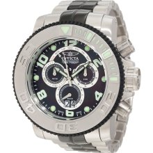 Invicta 10766 Sea Hunter Pro Diver Black MOP Dial Chrono Men's Watch