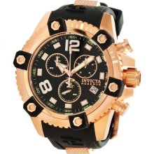 Invicta 11175 Men's Reserve Arsenal Black Dial Rubber Strap Chronograp