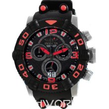 Invicta 12257 Sea Hunter Chronograph Stainless Steel Case Rubber