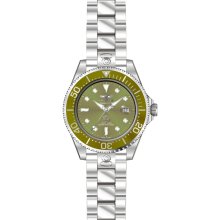 Invicta 13860 Pro Diver Green Dial Stainless Automatic Men's Watch