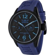 Invicta 1741 I-Force Military Lume Blue Polyurethane Strap Mens Watch