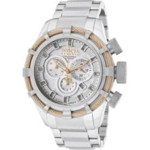 Invicta Bolt Reserve Chronograph Silver Dial Mens Watch 11034