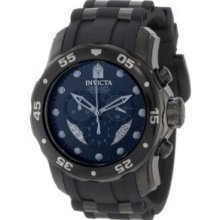 Invicta Men's 6986 Pro Diver Collection Chronograph Black Dial Black Poly. Watch