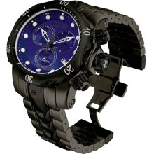 Invicta Men's Black Stainless Steel Subaqua Venom 1000M Diver Chronograph Blue Tone Dial 5731