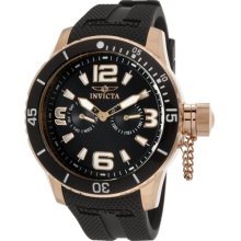 Invicta Men's Corduba Diver Quartz 18k Rose Gold Plated Stainless Stee