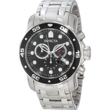 Invicta Men's Pro Diver Chronograph Stainless Steel Case and Bracelet Date 0069