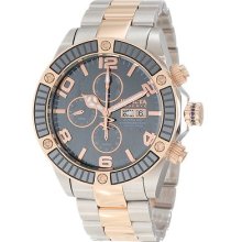 Invicta Men's Pro Diver Automatic Chrono Grey Dial Two Tone Watch 10611