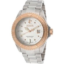 Invicta Mens Reserve Pro Diver Diamond Swiss Automatic 18k Rose Gold Watch