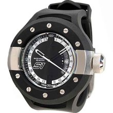 Invicta Men's S1 Rally Swiss Made Quartz GMT SS Polyurethane Strap Wat