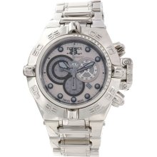 Invicta Men's Stainless Steel Case and Bracelet Chronograph Subaqua Noma 500M Diver Gray Dial 11589