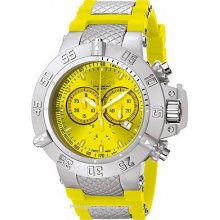 Invicta Mens Subaqua/Noma III Chronograph Yellow Dial Invicta-1377