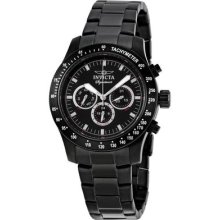 Invicta Signature Ii Black Dial Black Pvd Steel Mens Watch 7352